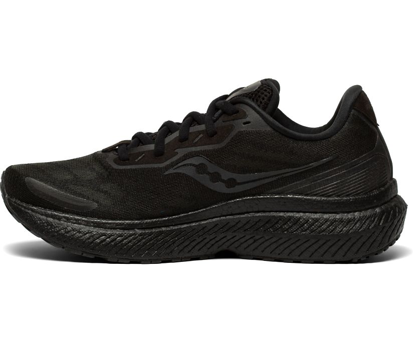 Women's Saucony Triumph 19 Running Shoes Black | Singapore 212RVDW